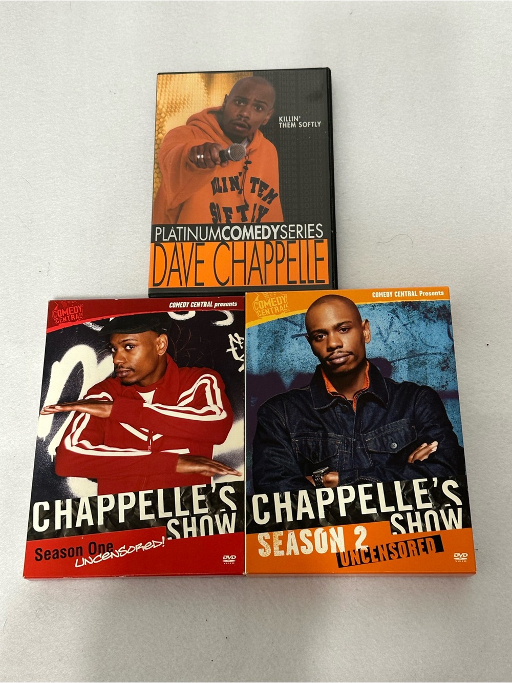 Dave Chappelle 3 DVD Lot Chappelle’s Show Seasons 1 & 2 Comedy Special